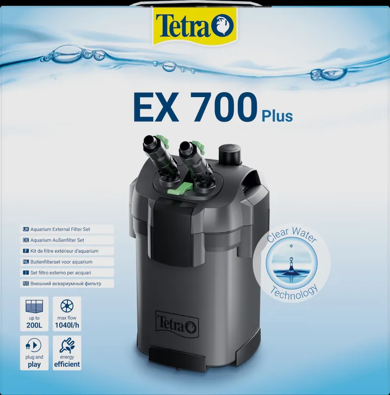 Tetra EX 700 Plus Außenfilter-Komplettset für Aquarien Kopie Versand Am Gleichen Tag